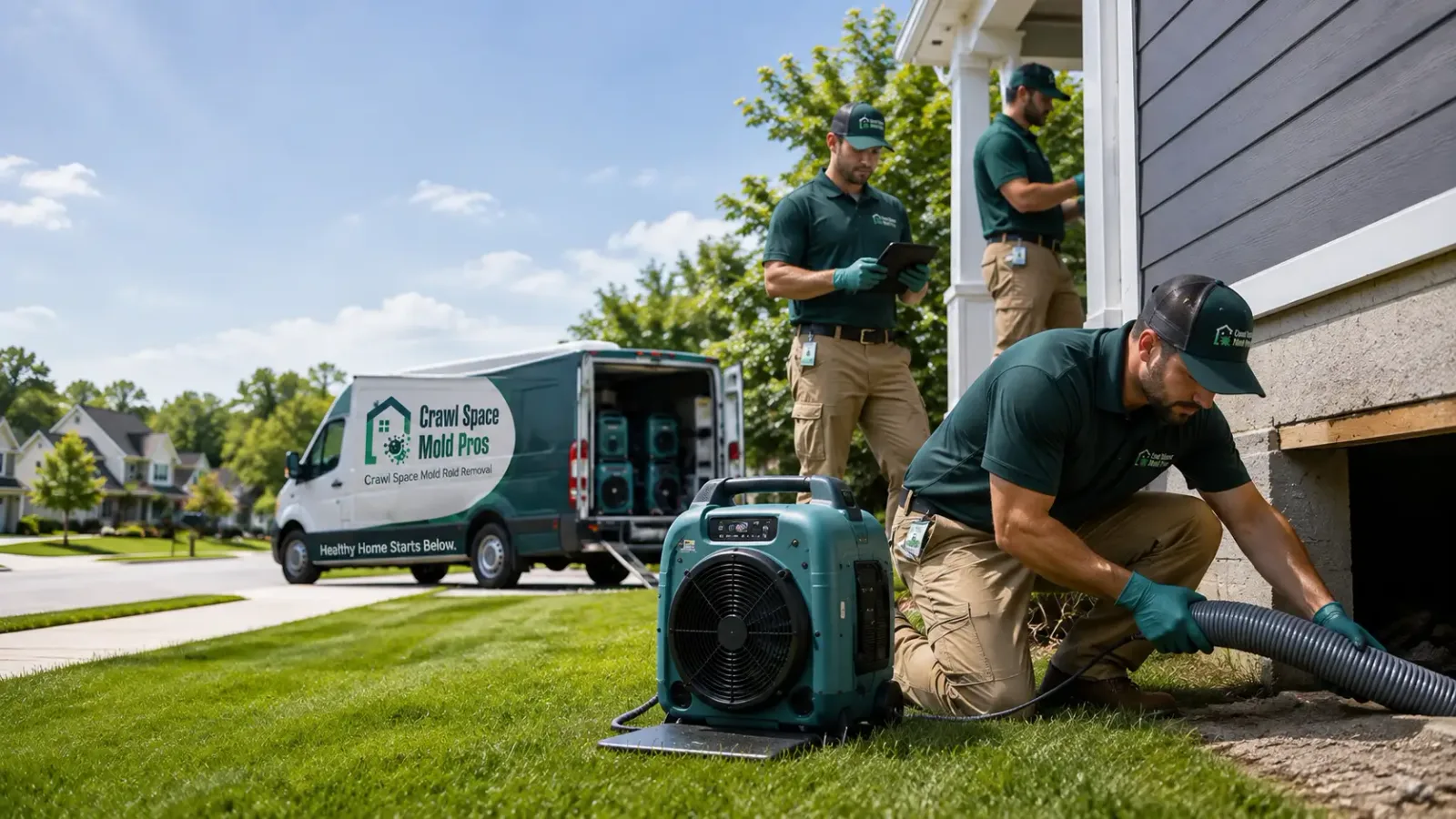 Crawl Space Mold Removal in Danville, IA
